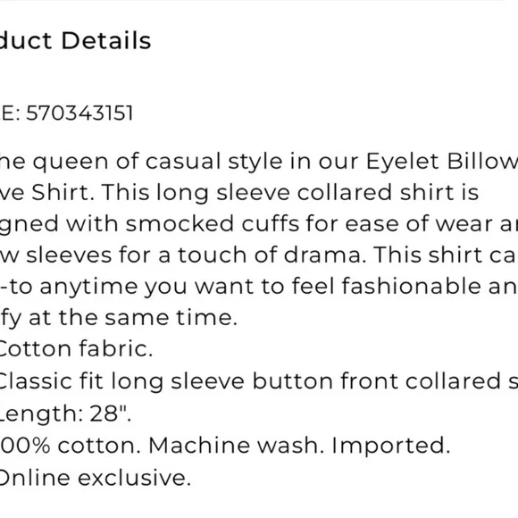 Chico's Vibrant Pink Eyelet Blouse - Picture 3 of 4